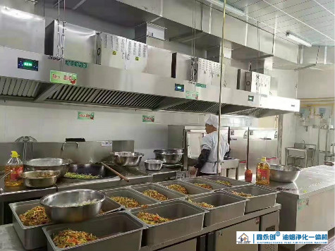 餐饮饭店油烟净化器安装案例