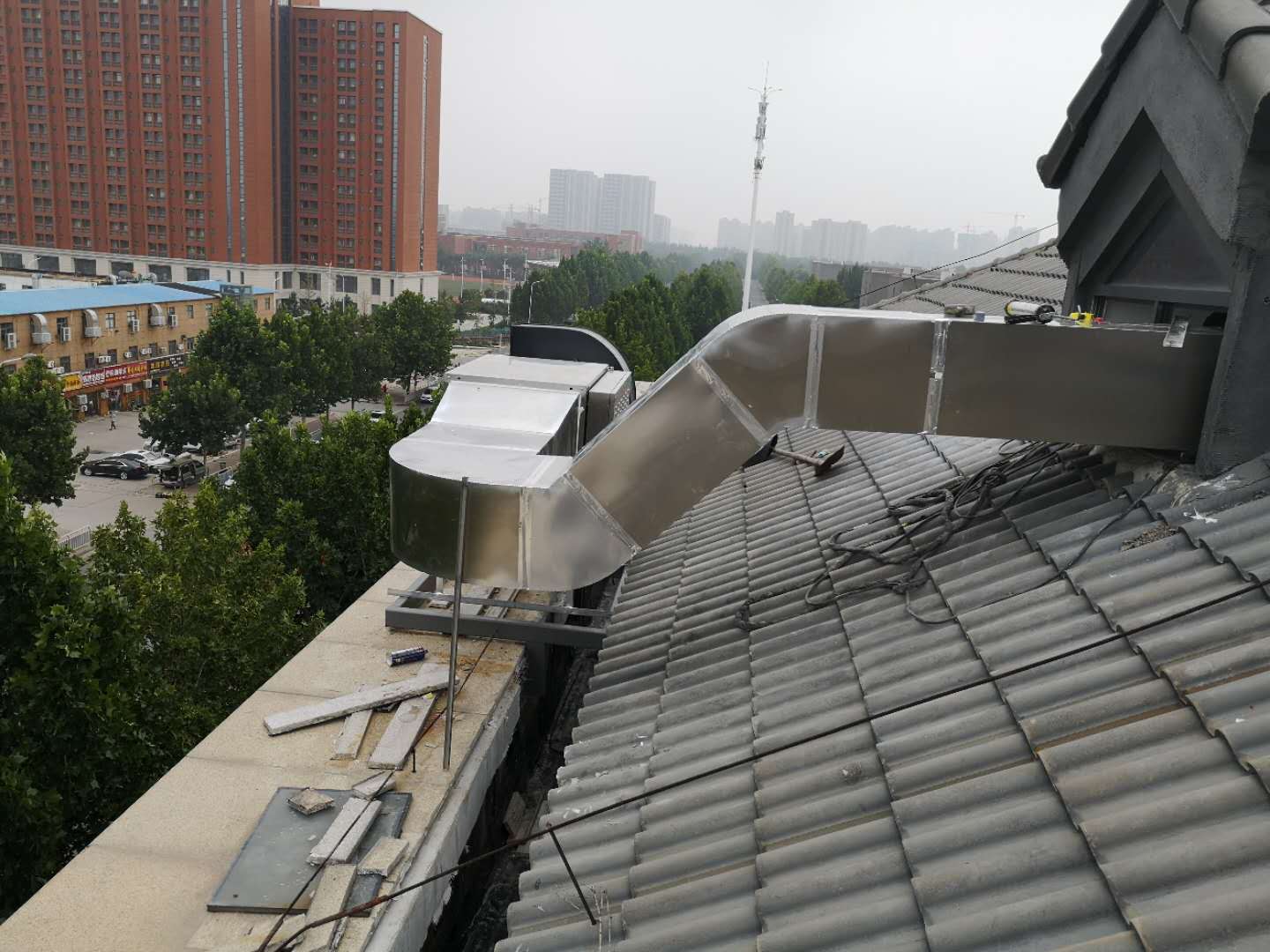郑东新区军品酒店油烟净化器