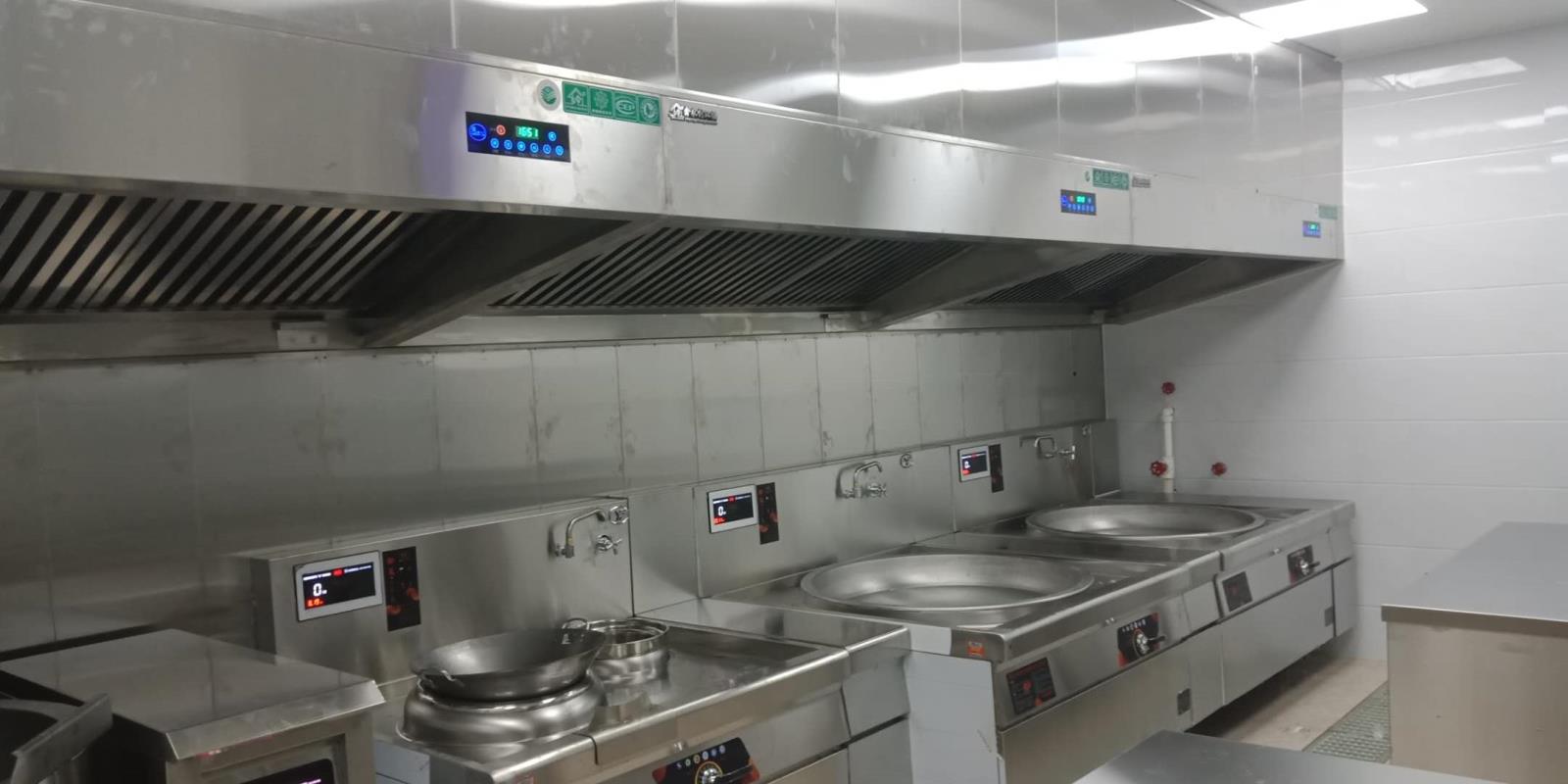 古荥小学油烟净化一体机安装实例