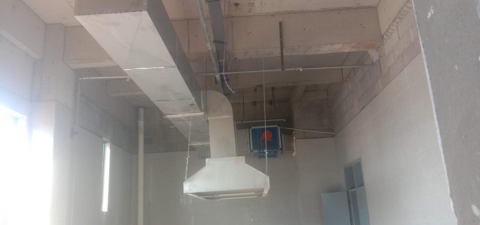 兰考县职业技术学院油烟净化器安装实拍